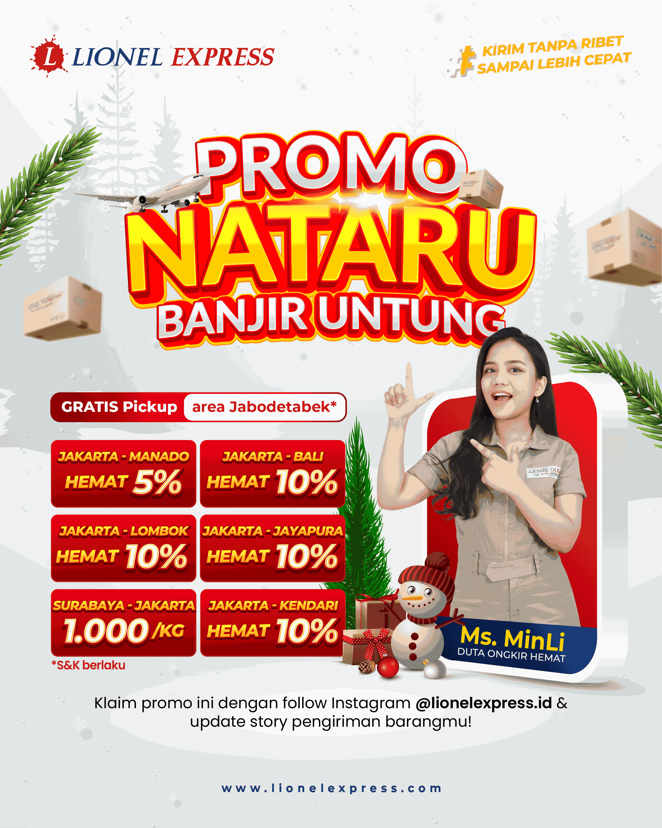 PROMO KIRIM NATARU! Banjir Untung Bersama Lionel Express