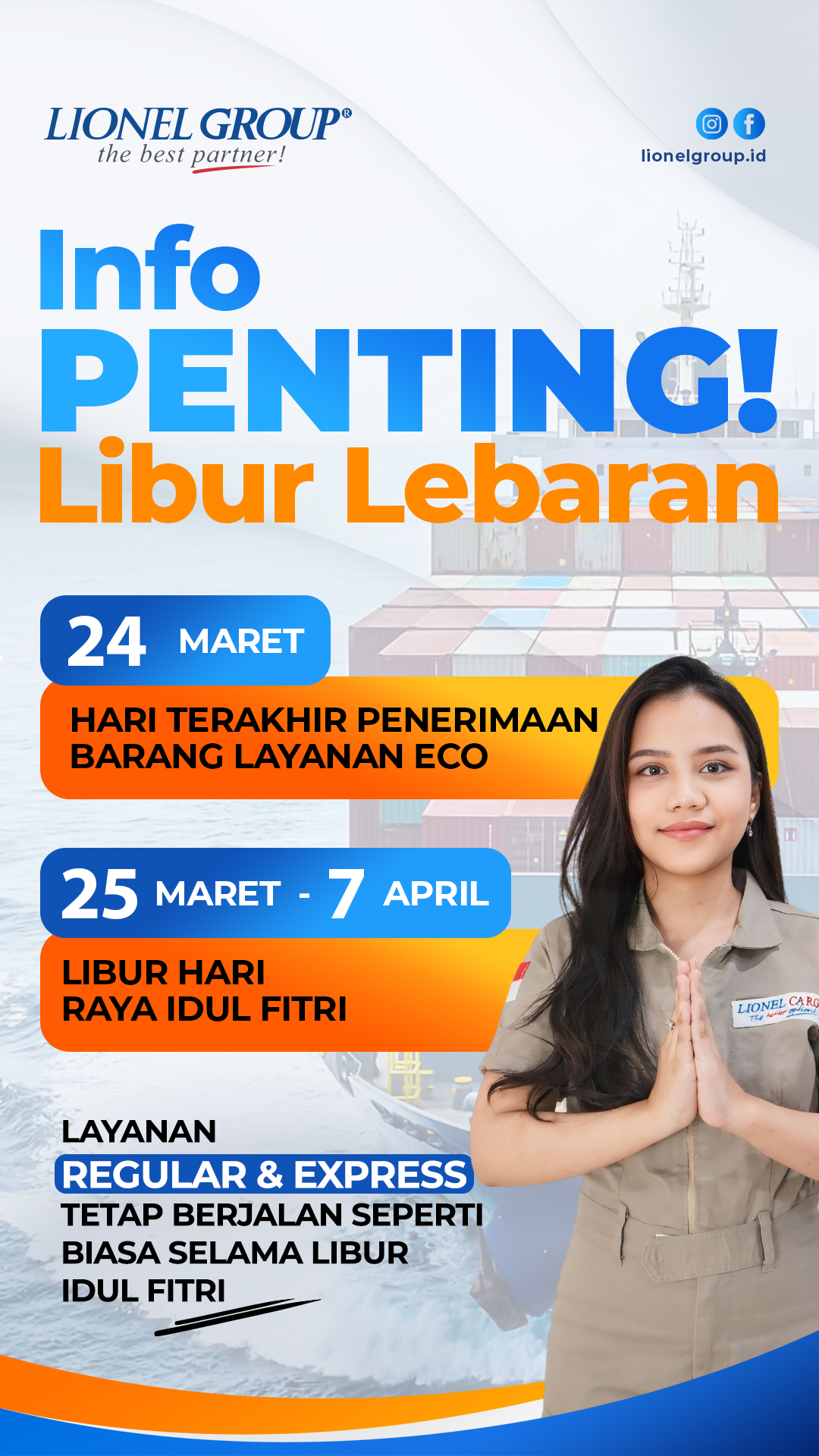 Pemberitahuan Penting: Libur Lebaran Lionel Express!