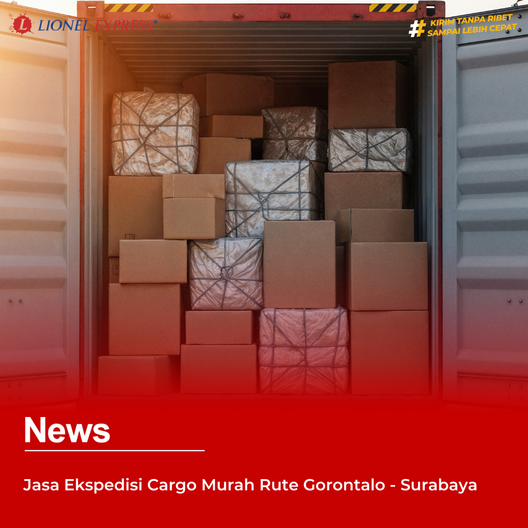 Jasa Ekspedisi Cargo Murah Rute Gorontalo  Surabaya
